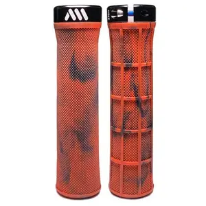 Paire de grips all mountain style ams berm rouge camo pas cher