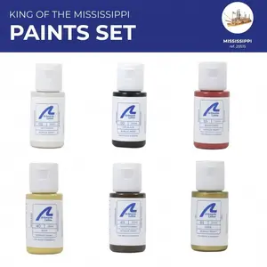 Comparateur de prix : Artesania Set de 6 peintures pour maquette bateau Le roi du Mississippi