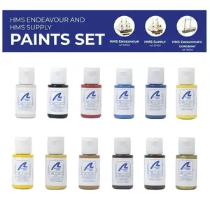 Comparateur de prix : Artesania PEINTURES POUR MAQUETTES HMS ENDEAVOUR ET SUPPLY