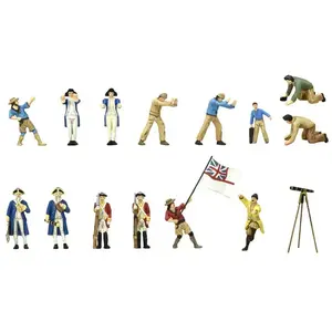 Comparateur de prix : Artesania Set de 14 Figurines avec Accessoires en Mètal pour HMS Endeavour