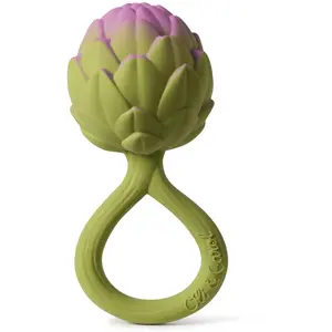 Comparateur de prix : Oli & Carol Artischoke Jouet hochet 2 en 1 pour bébé à partir de 0 ans Vert/violet