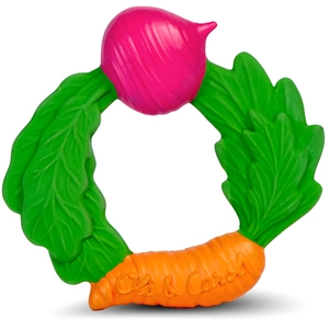 Oli & Carol - Anneau de dentition Légumes Multicolore taille unique pas cher