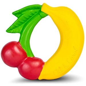 Oli & Carol Anneau de dentition Fruits en caoutchouc naturel pas cher