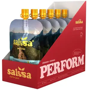 Gel énergétique Salssa Build saveur mangue et noix de coco 150 g (6 un...Vendu parbikeinn