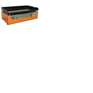 Plancha gaz SIMOGAS RAINBOW Orange pas cher