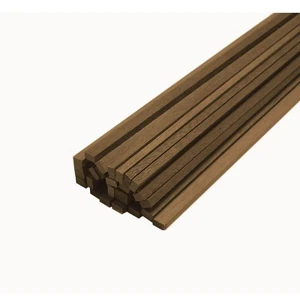 Comparateur de prix : Disarmodel Baguettes en bois x 6 : Noyer 2 x 3 x 1000 mm
