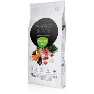 12kg Natura Diet Adult Iberico and Rice nourriture sèche pour chiens pas cher