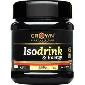 Comparateur de prix : Boisson isotonique Crown Sport Nutrition Isodrink & Energy 640 g goût citron