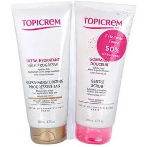 Protections solaires Topicrem Uh Coffret De Bronzage Corps Progressif 2 Pcs pas cher