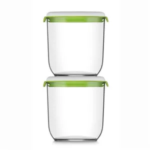 Comparateur de prix : FOSA Set de 2 boîtes sous-vides 2-en-1, Série Madrid, rondes de 1,35 L