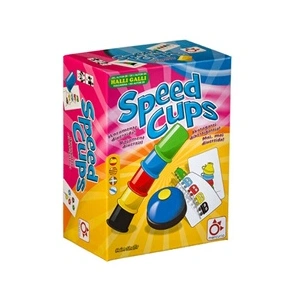 Mercurio Jeu - AMIGO - A0028 - Speed Cups - 20 tasses colorées - 24 cartes - 1 sonnette pas cher
