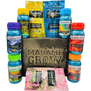 MADAME GROW - Kit Premium Plus - 9 Engrais BIO - 6 x 250 ml chacun - 1... pas cher