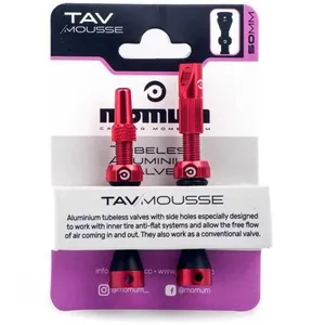 Comparateur de prix : Set de 2 valves en aluminium pour mousse anti-pincement Momum TAV Round B. - red - 50 mm