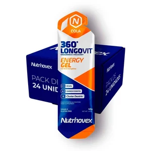 Nutrinovex Boîte De Gels énergétiques Longovit 360 Cola 45g 24 Unités One Size pas cher