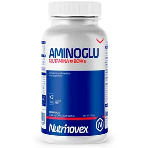 Glutamine + BCAA Nutrinovex Aminoglu (90 unités) pas cher