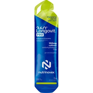 Nutrinovex Boîte De Gels énergétiques Longovit 360 Pomme Verte 40g 24 Unités One Size pas cher