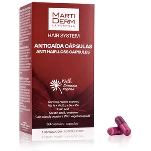 Accessoires cheveux Martiderm Hair System Capsules Anti-chute 60 Unités pas cher