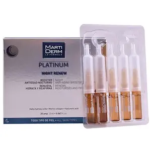 MartiDerm Platinum Night Renew sérum peeling exfoliant en ampoules 30x2 ml pas cher