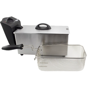 Bastilipo FE-2000-3.0L Friteuse, Acier Inoxydable, 3 liters, Noir/Gris pas cher