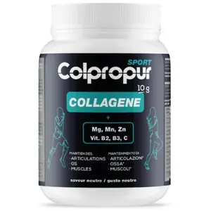 Comparateur de prix : colpropur Cure collagène sport - Articulations, os, muscles - Goût neutre - 330 g