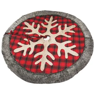 Jupe De Sapin De Noël En Laine Tricotée 122Cm Multicolore K101 pas cher