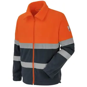 Polaire de travail Würth MODYF haute-visibilité orange/marine M pas cher