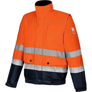 Blouson de travail Würth MODYF 2 en 1 haute-visibilité orange/marine X... pas cher