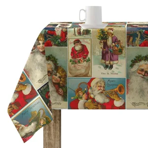 Comparateur de prix : Belum Nappe Anti-taches En Résine De Noël Vintage 140x140 Cm