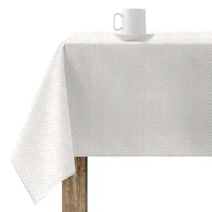 BL BELUM Nappe de Noël anti-taches en coton blanche à pois dorés 250x140 cmVendu paramazon