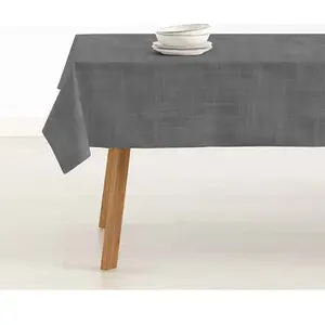 BL BELUM 30946 Nappe Anti-Taches, Coton, Gris foncé, 200x140 cm pas cher