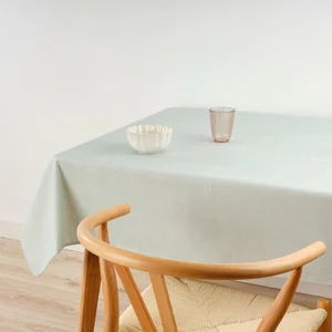 Belum Nappe enduite antitache Liso Bleu 150 x 150 cm TU pas cher