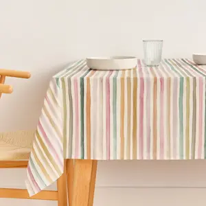 Comparateur de prix : Belum Nappe antitache Naiara 4-100 180 x 250 cm A rayures TU