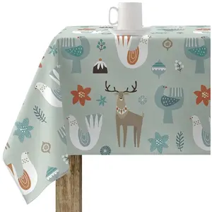 Nappe enduite antitache belum merry christmas multicouleur 250 x 150 cm pas cher