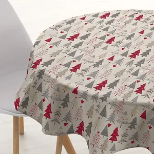 BL BELUM MANTEL REDONDO RESINADO ANTIMANCHAS MERRY CHRISTMAS 31