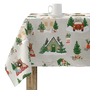Nappe enduite antitache belum merry christmas multicouleur 300 x 150 cm