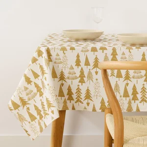 Comparateur de prix : Belum Nappe enduite antitache Christmas Multicouleur 100 x 150 cm TU