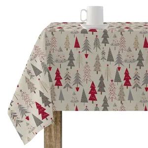 Nappe enduite antitache belum merry christmas multicouleur 250 x 150 cm pas cher