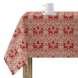 Comparateur de prix : Belum Nappe enduite antitache Merry Christmas Multicouleur 150 x 150 cm TU