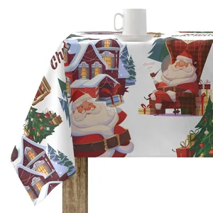 Belum Nappe enduite antitache Papa Noel Multicouleur 300 x 150 cm TU pas cher