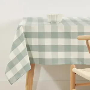 Comparateur de prix : Nappe - BELUM - 0120-104 - Anti-Taches - Carreaux Vichy - 200 x 140 cm - Mint