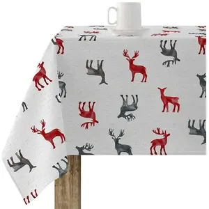 Comparateur de prix : Nappe enduite antitache belum merry christmas multicouleur 300 x 150 cm