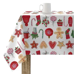 Comparateur de prix : Belum Nappe enduite antitache Merry Christmas Multicouleur 150 x 150 cm TU