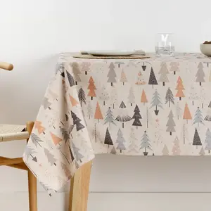 Nappe enduite antitache belum merry christmas multicouleur 300 x 150 cm pas cher