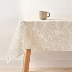 Comparateur de prix : Nappe en coton beige 100x155 cm