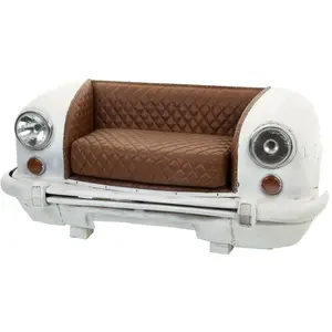 Canapé Alexandra House Living Blanc Marron Voiture 60 x 68 x 157 cmVendu paramazon