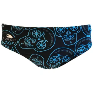 Maillot de bain de waterpolo Turbo Sweet Ride noir bleu - M pas cher