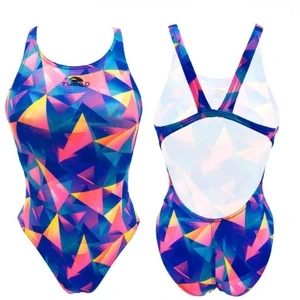 Maillot de bain 1 pièce femme Turbo Geo Galaxy Rose 2XL 8306221-0016 pas cher