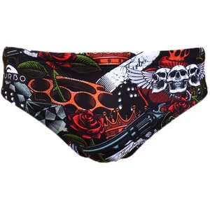 Turbo Swimsuit WP Hombre Old Tatoo Maillot de Bain Homme, Rouge, MVendu parswiminn