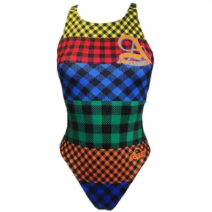 Turbo Maillot De Bain Tartan College pas cher
