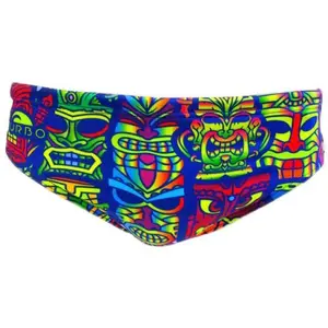 Maillot de bain waterpolo Turbo Tiki-Tiki bleu - M pas cher